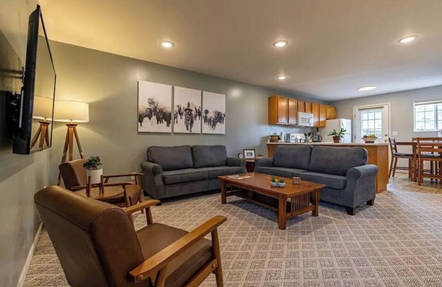 Centrally located, beautifully appointed home near the river.
