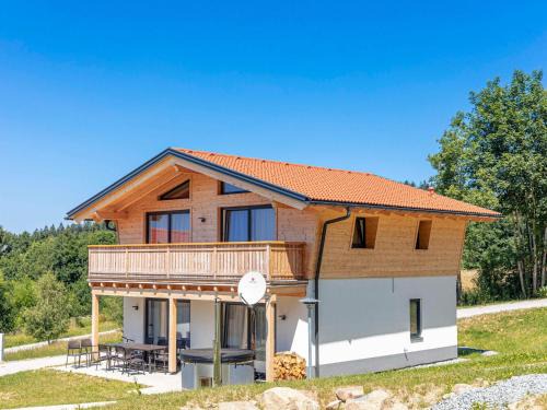 Chalet Arber in St Englmar with its own HotTube
