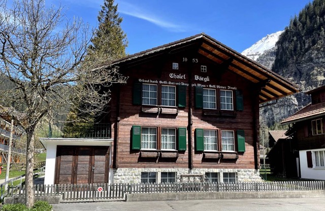 Chalet Bärgli Kandersteg