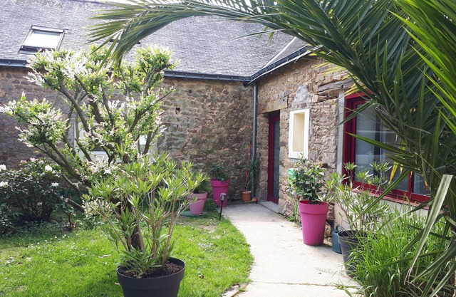 Characteristic stone house in a small village
