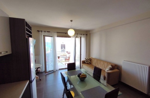 Charming 1-bedroom apartment with AC, WiFi in fabulous Karavomylos
