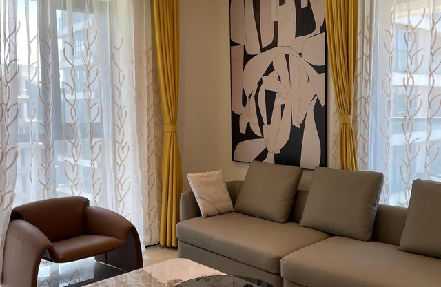 Charming 2-bedroom apartment with fitness room and AC in Nairobi-GTC JCKY KEMNTS