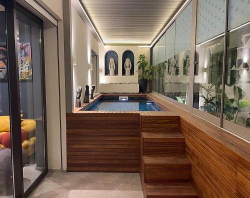 Charming apartment with private heated pool