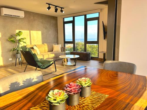 Charming Apt with Ocean View in Santa Ana Casco