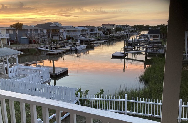 Charming Beach House with Front and Back Porch water views