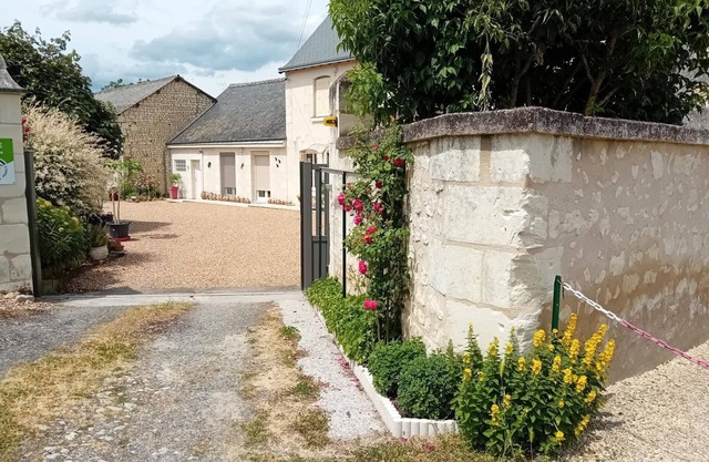 Charming stone house with garden, near Chinon, Wifi included