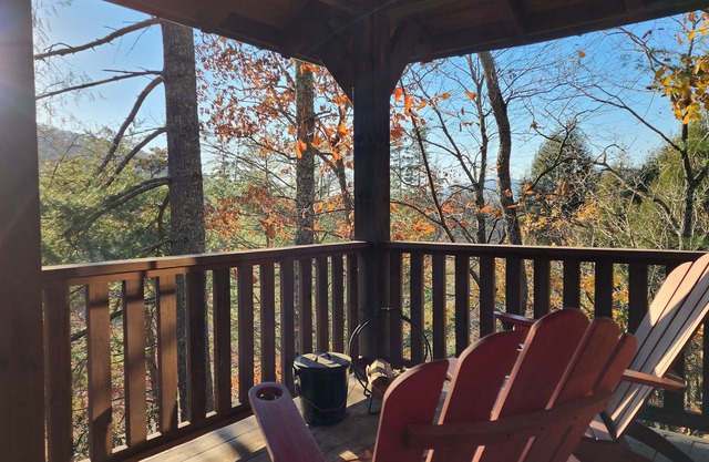 Chickadee’s Hatch | 2-Story Cabin w/Jetted Tub + Biltmore Pass