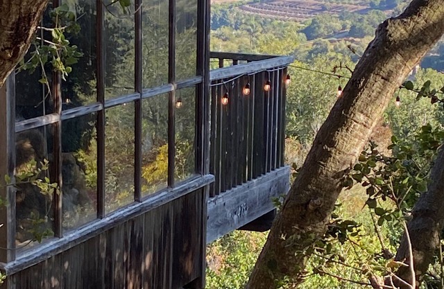 Classic California Central Coast Cabin overlooking the ocean on 20 wooded acres