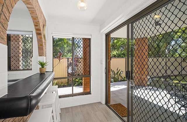 Coffs Mediterranean Villa 3 is a spacious one bedroom apartment in a gated complex 4