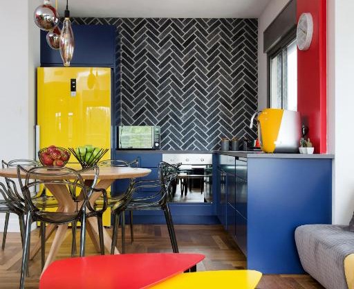 Colorful BNB apartment