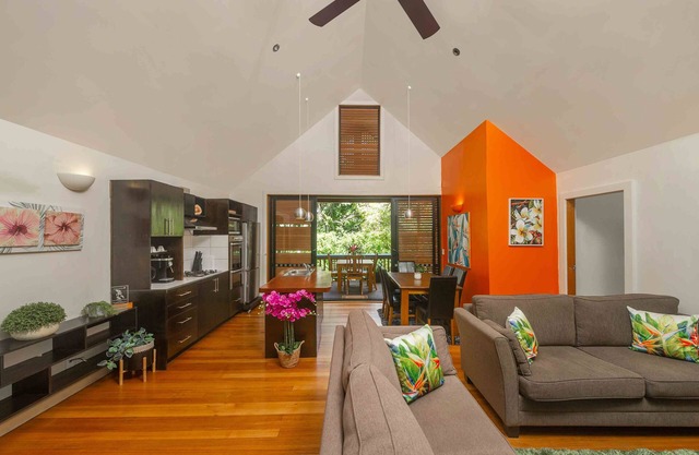 Comfortable 2-Bedroom Villa surrounded by lush gardens