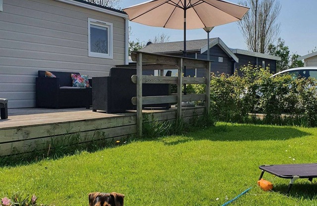 Comfortable chalet with dishwasher, near the Wadden Sea