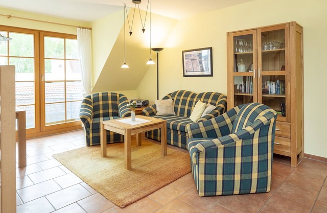 Comfortable vacation apartment with balcony, indoor pool and garden view in Zingst