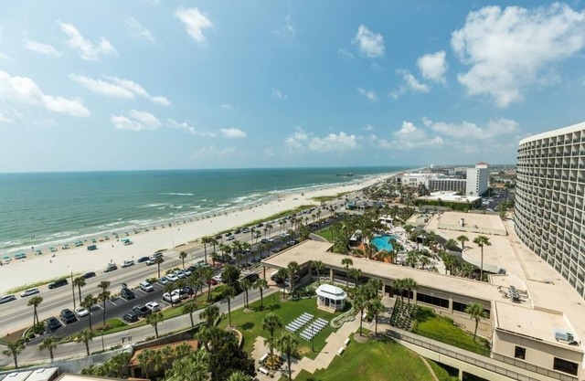 Condo at San Luis Resort and Spa, Galveston Texas, overlooking beach and ocean.