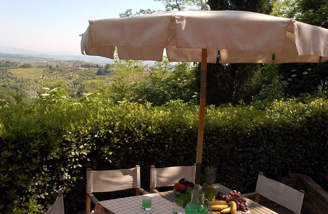 Cosy apartment for 6 people with A/C, pool, WIFI, TV and pets allowed, close to San Gimignano