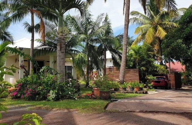 Cosy studio in large garden with trees, terrace with jacuzzi