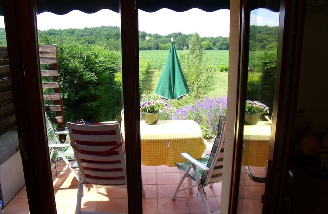 Cottage is within walking distance of Le Bugue, view over fields,pets welcome,wifi