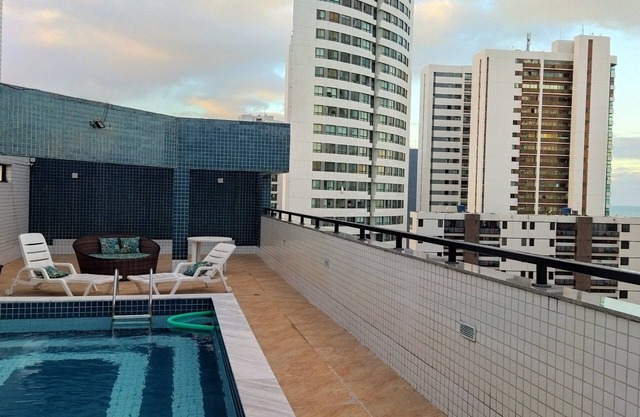 Cozy 1-bedroom apartment with WiFi, AC in Boa Viagem, Recife