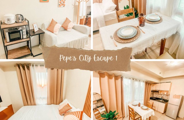 Cozy 1-bedroom condo in Makati with Pool, Gym, Sauna, WiFi, AC, and Netflix