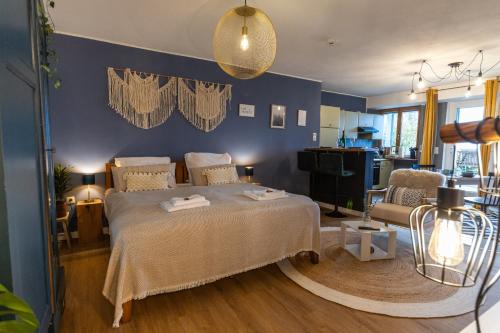 Cozy Souterrain Terrasse Garten Panoramablick