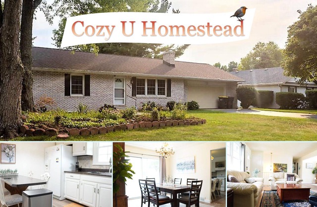 Cozy University Homestead with fireplace!