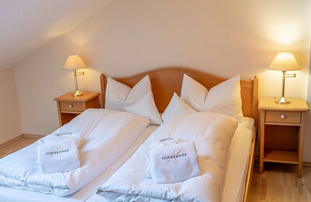 Cozy vacation apartment for two people with balcony