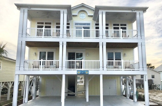 Custom built beach home with a private pool!