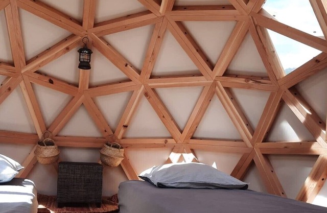 Dôme Géodésique - Cocooning "pour une Nuit Presque à la Belle Étoile"