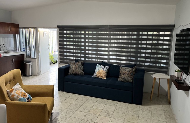 Depa Casa Brisa🏝️Shared pool 🏊‍♀️Jacuzzi 🛁&Terrace 5 blocks from the Malecon 🌊☀️👙