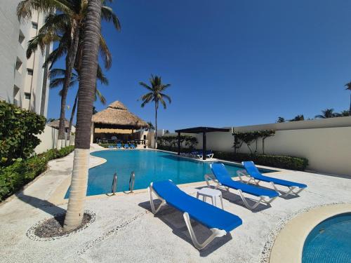 Departamento con Club Playa Acapulco Diamante 4Rec