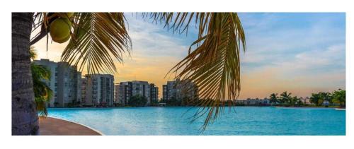 Departamento, Laguna y Albercas en Dream Lagoons Veracruz