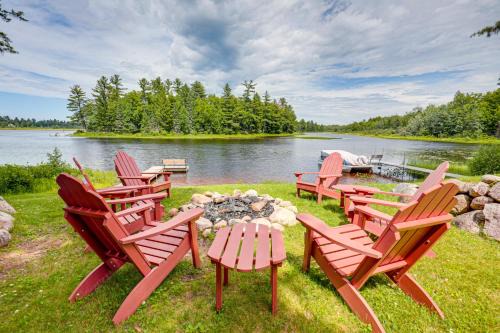 Dock, Fire Pit Historic Lakefront Cabin in Mercer