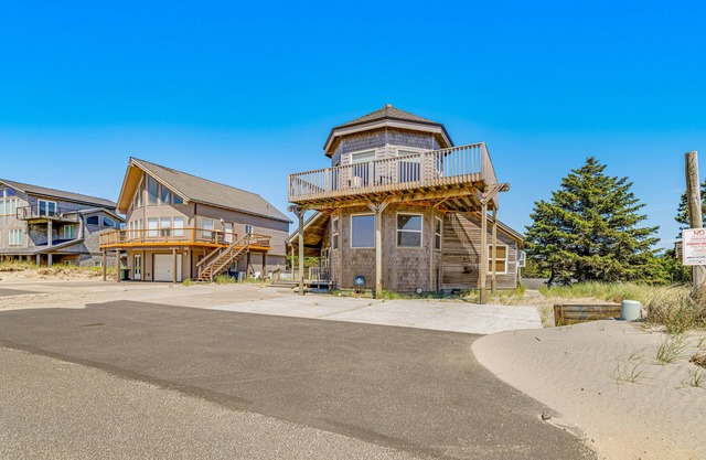 Dog-Friendly House w/Ocean Views, Hot Tub, Arcade Machine, & Easy Beach Access