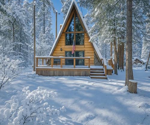 Dogwood Peak Mid-century A-frame With Ac Style