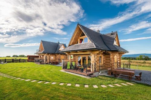 DOMKI TATRY z jacuzzi i sauną w cenie - spokojna okolica - świetna dla rodzin z dziećmi lub grupy znajomych!