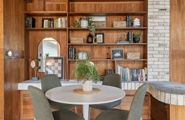 Dual Mid-Century Retreat, Two Kitchens