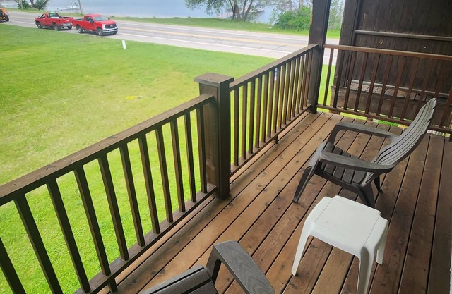 East Jordan Condo across the street from the beach!