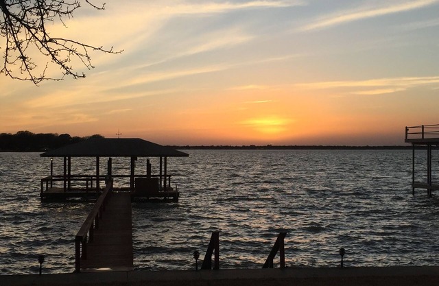 Enjoy the Best Sunsets on the Lake! Large cove with views across the lake!