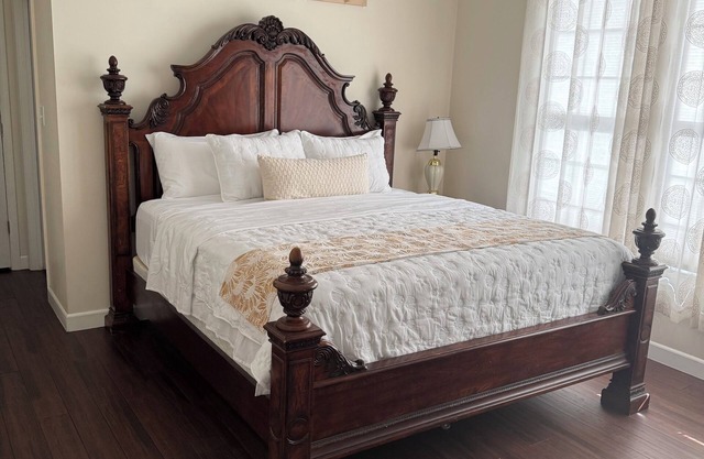 Family-friendly home with kitchen, laundry, and spacious outdoor area.