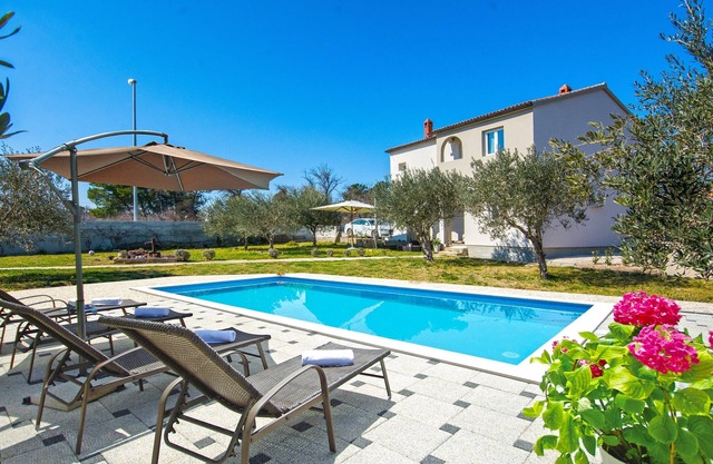 Family friendly house with a swimming pool Nin, Zadar (K-19431)