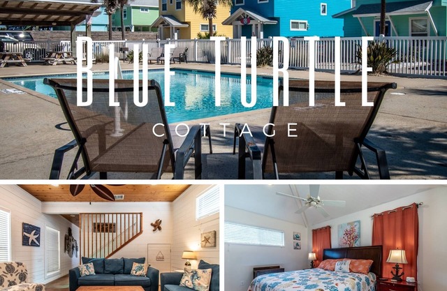 Family Getaway - pool steps away walk to beach pet