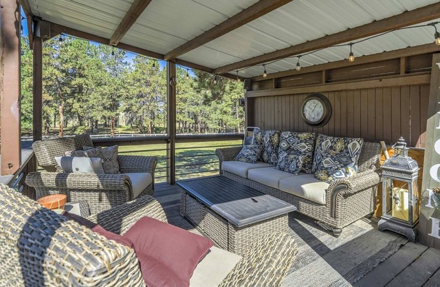 Farmhouse | Entertaining Deck | Forest Serenity
