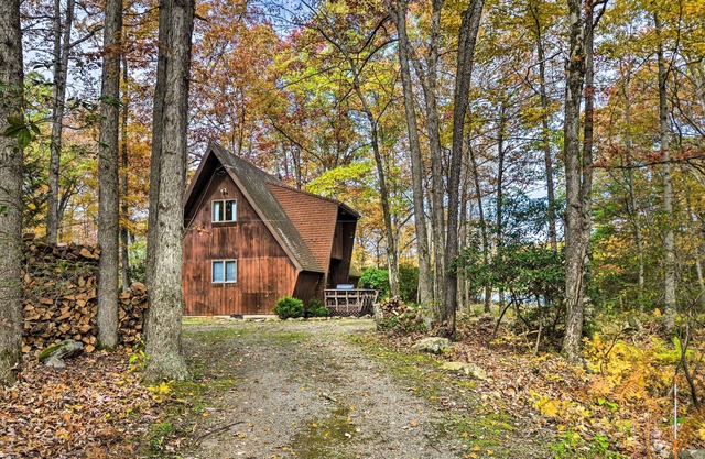 Farmington A-Frame w/Lake Access & Fire Pit!