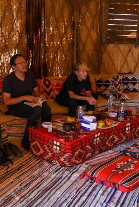 Fayoum White Desert Camp Front Lake View