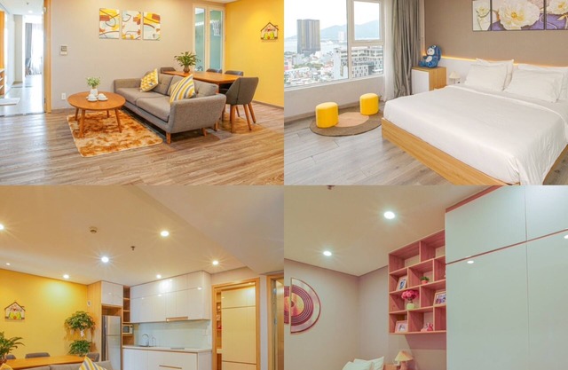 Fhome 19th floor 2BR, spacious, center, Han River view and Bay view