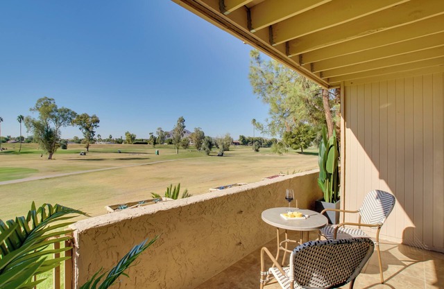 First-Floor Condo w/Golf Course Views & Pool!