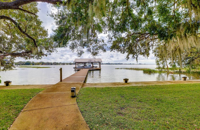 Florida Retreat w/Patio, Boat Dock & Shuffleboard