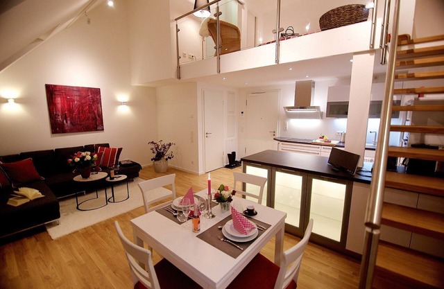 Gallery apartment (55sqm) with kitchen and WLAN