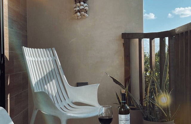 Garden 2BR Apt Steps from the Beach w/Pool View