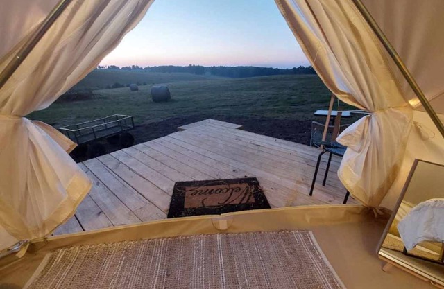 Glamping Tent at Noble Pine Campground